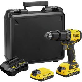 Taladro Atornillador 1/2" 20V Inalámbrico Stanley SBD715C2K Kit