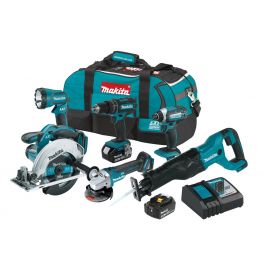 Combo MaxiCombo de Inalámbricos 18V XT610 6Pz Makita