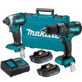 Combo Rotomartillo DH483 y Atornillador DT155 18V DLX2221YX1 Makita