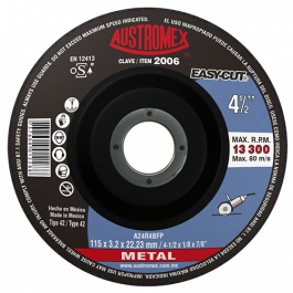 [CM-38] Disco de Corte para Metal Austromex 2006 para Metal