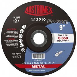 [CM-42] Disco de Corte para Metal Austromex 2010 para Metal