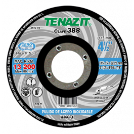 [CM-472] Disco de Desbaste Carburo de Tungsteno Austromex 388 para Obra y Construcción