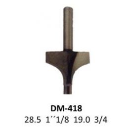 Fresa para Router corte redondeado 1-1/8 " 418 Micro