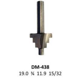 Fresa para Router corte escalón 3/4 " 438 Micro