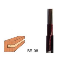 Fresa para Router corte recto 1/4 " BR08 Brocar