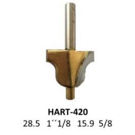 Fresa para Router corte romana 1-1/8 " cobalto 420 Micro