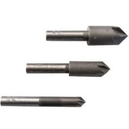 Juego Avellanadores Rotativos 3 Pz Obi 290126 para Madera y Metal