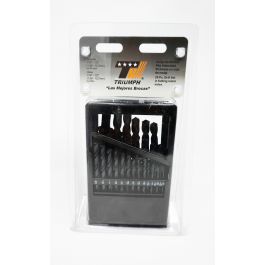 Juego Brocas HSS Alta Velocidad 29 Pz Triumph para Metal y Madera