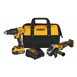 Combo Taladro DCD7781 + Esmeriladora DCG413 DeWalt 20V DCK248P1