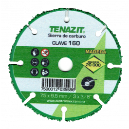 [CM-1090] Sierra de Carburo para Taladro 75mm Austromex 160 Tenazit