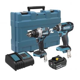 Combo Rotomartillo + Atornillador 18V Brushless Makita DLX2523ST