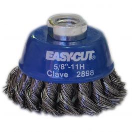 Carda Copa Trenzada 3" × 5/8"-11H Austromex 2898 para Esmeriladora