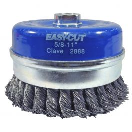 Carda Copa Trenzada 4-3/4" × 5/8"-11H Austromex 2888 para Esmeriladora