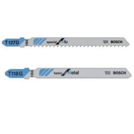 Juego Seguetas Caladora 5 Pz Bosch T118/T127 para Madera y Metal