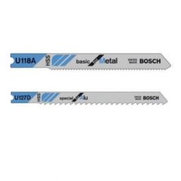 Juego Seguetas Caladora 3 Pz Bosch T118/T127 para Metal y Madera