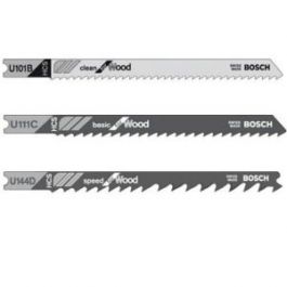 Juego Seguetas Caladora 3 Pz Bosch T101/T111/T144/T244 para Madera