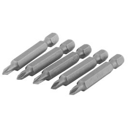 Puntas Planas 2×2" 5 Pz Adir 10611 para Desarmador Eléctrico