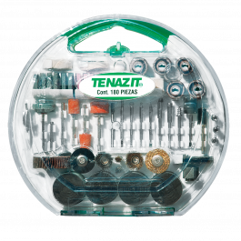 Kit Mototool 180 Piezas Austromex 2991 con Accesorios Intercambiables