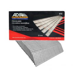 Clavo para Madera 1" (25mm) 5000 Pz Adir AD-870 Caja