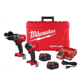 Combo M18 FUEL Milwaukee 3697-22 Rotomartillo 1/2" + Llave Impacto 1/4"