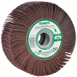 [CM-3395] Rueda Flap Tenazit Premium Grano 60 6x2x1" Austromex 727