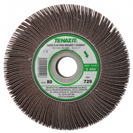 Rueda Flap Tenazit Premium Grano 80 6x2x11" Austromex 729