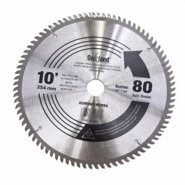[CM-5328] Disco de Sierra para Aluminio y Madera 10" 80D Oakland SO-1080