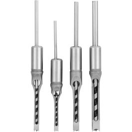 Juego de Brocas para Agujeros Cuadrados 4pz ADIR 3613 Tulplus