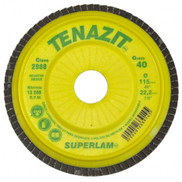 Disco Laminado Flap Superlam 4-1/2" Austromex para Desbaste