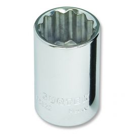 Dado Mecánico 1/2" 12 Puntas 3/4" Surtek F5824 Cromado