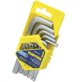 Juego Llaves Allen Milimétricas 13 Pz Surtek ALL13M para Tornillería