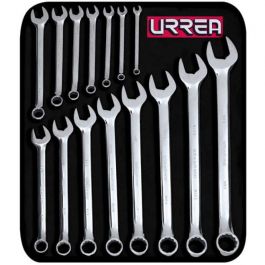[CM-3336] Juego de Llaves Combinadas 15 Piezas Urrea 1200F en Pulgadas SAE