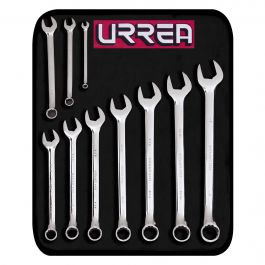 Juego de Llaves Mixtas 10 Pz Urrea 1200G en Pulgadas Estuche