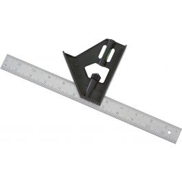 Escuadra de Combinación Inglesa 12" Stanley 46-012 para Carpintero