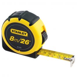 [CM-457] Flexómetro ABS 8m × 1" Stanley 30-626 para Construcción y Obra