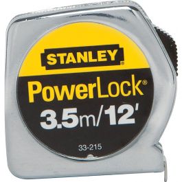 [CM-1016] Flexómetro Powerlock 3.5m × 1/2" Stanley 33-215MX para Taller