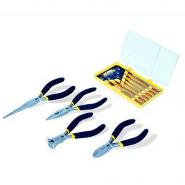 Juego 10 Mini Pinzas y Desarmadores Adir AD-456 para Electrónica
