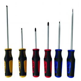 [CM-4541] Juego de 6 Desarmadores Tulmex J642-6 Plano y Phillips