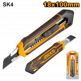 [CM-3581] Cutter 7" Hoja Retráctil Ingco HKNS11815 para Corte General