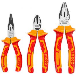 Juego de Pinzas 3pz HIKPS28318 Ingco Universal Corte y Punta