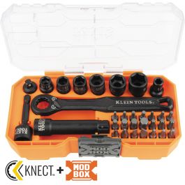 Kit Dados 1/4" KNECT 32pz Klein Tools 65300 para Mecánica