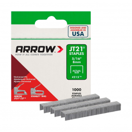 [CM-5991] Grapas JT21 5/16" #215 Arrow 100pz para Engrapadora Manual