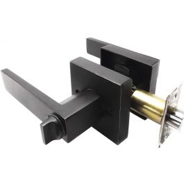 Cerradura de Perilla para Baño Castelli Negro Yale 89523 con Privacidad