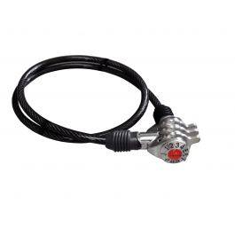 Candado de Combinación Tipo Cable 58 cm Adir AD-1180 para Bicicleta