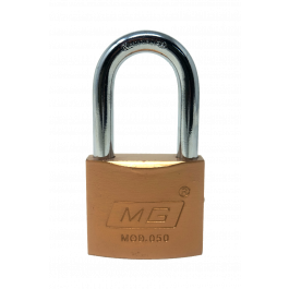 [CM-422] Candado Gancho Largo 050GL MG Austral 50 mm Hierro Latonado