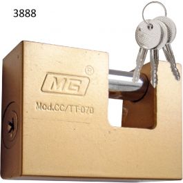 [CM-3888] Candado MG Cc/Tt 070 Austral 70 mm Cilindro Cambiable Tetra