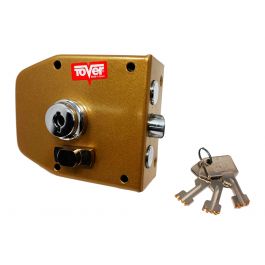 [CM-1409] Cerradura de Sobreponer Tover para Puerta de Madera y Metal