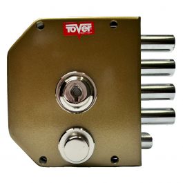 [CM-1410] Cerradura de Sobreponer Tover para Puerta de Madera y Metal