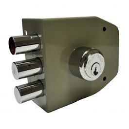 [CM-107] Cerradura de Sobreponer S2 Tover para Puerta de Madera y Metal
