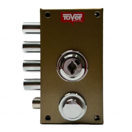 [CM-5017] Cerradura de Sobreponer Estrecha 701 Tover Izquierda Bastidor Estrecho